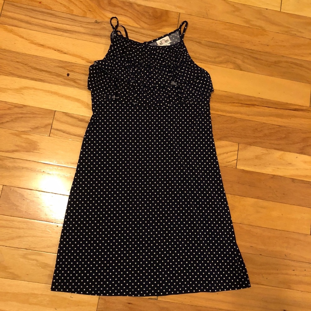 Sweet Storm Polka Dot Sleeveless Dress